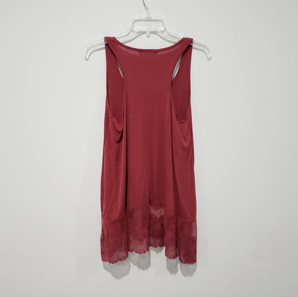 NWOT Infinity Raine lace-trim tunic tank top - Picture 4 of 4